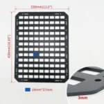 Car Rigid Seat Back Organizer Molle Panel Storage Rack - Image 2