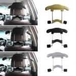 Car Faux Leather Retractable Coat Hanger - Image 2