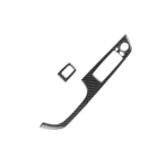2 PCS Carbon Fiber Car Left Driving Lifting Panel Decorative Sticker for BMW E92 2005-2012, Diameter: 40.4cm - Image 2
