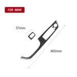 2 PCS Carbon Fiber Car Left Driving Lifting Panel Decorative Sticker for BMW E92 2005-2012, Diameter: 40.4cm - Image 4