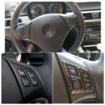 Three Color Carbon Fiber Car Steering Wheel Key Frame Decorative Sticker for BMW E90 2005-2012