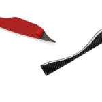 5 in 1 Car Carbon Fiber Air Conditioning Adjustment Panel Decorative Sticker for Nissan 370Z Z34 2009-, Left and Right Drive Universal - Image 4