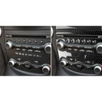 5 in 1 Car Carbon Fiber Air Conditioning Adjustment Panel Decorative Sticker for Nissan 370Z Z34 2009-, Left and Right Drive Universal - Image 6