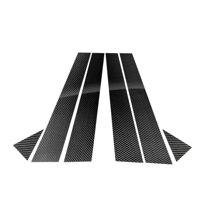 CRP8534.webp Car Carbon Fiber B Pillar Decorative Sticker for Audi A4 2009-2016, Left and Right Drive Universal - Image 1