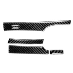 5 in 1 Car Carbon Fiber Automatic Gear Decorative Sticker for Honda Civic 8th Generation 2006-2011, Right Drive