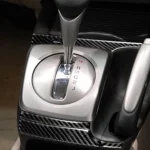 5 in 1 Car Carbon Fiber Automatic Gear Decorative Sticker for Honda Civic 8th Generation 2006-2011, Right Drive - Image 5