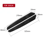 2 in 1 Car Carbon Fiber Welcome Pedal Decorative Sticker for Alfa Romeo Giulia 2017-2019, Left and Right Drive Universal - Image 2