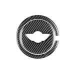 2 PCS Car Steering Wheel R Chassis Carbon Fiber Decorative Sticker for BMW MINI R55 / R56 / Countryman R60 / Paceman R61