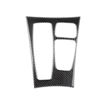 Car Carbon Fiber Solid Color Gear Panel Decorative Sticker for BMW X5 2008-2013 / X6 2009-2014, Low-level Configuration Left Drive