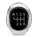 Car 6-speed Matte Silver Gear Shift Lever Knob for BMW - Image 4