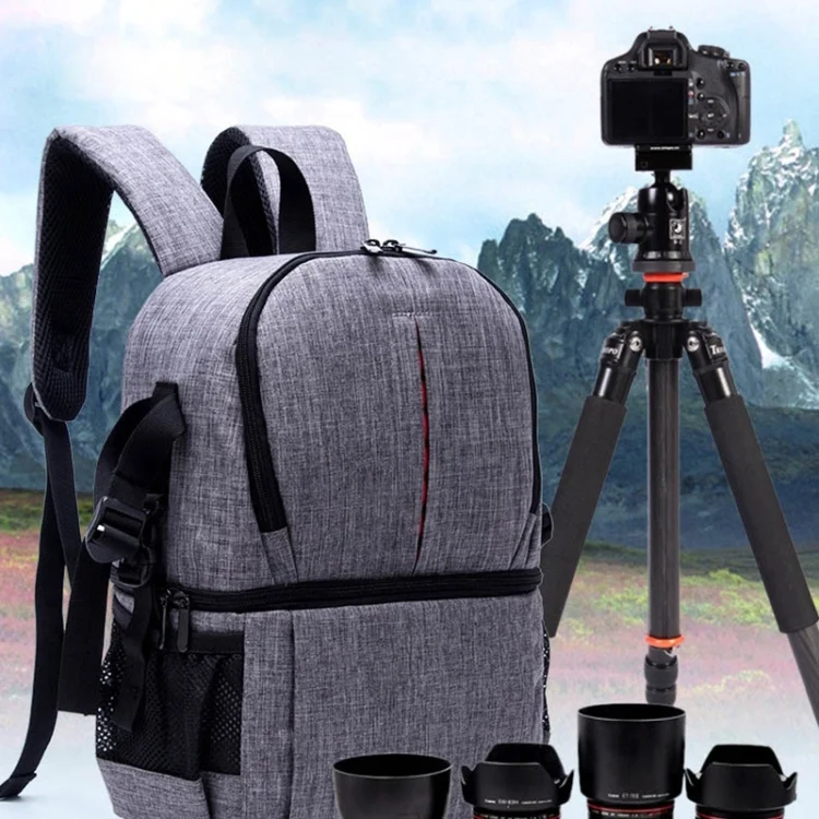 DAC1721R_13.webp Multi-functional Waterproof Nylon Shoulder Backpack Padded Shockproof Camera Case Bag for Nikon Canon DSLR Cameras - Image 14