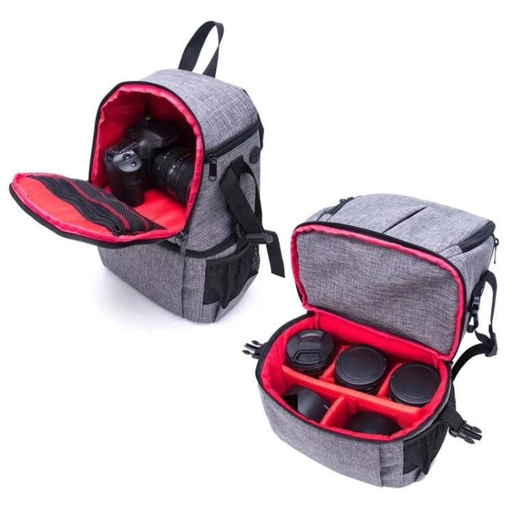 DAC1721R_2.webp Multi-functional Waterproof Nylon Shoulder Backpack Padded Shockproof Camera Case Bag for Nikon Canon DSLR Cameras - Image 3