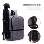 Multi-functional Waterproof Nylon Shoulder Backpack Padded Shockproof Camera Case Bag for Nikon Canon DSLR Cameras - Image 6