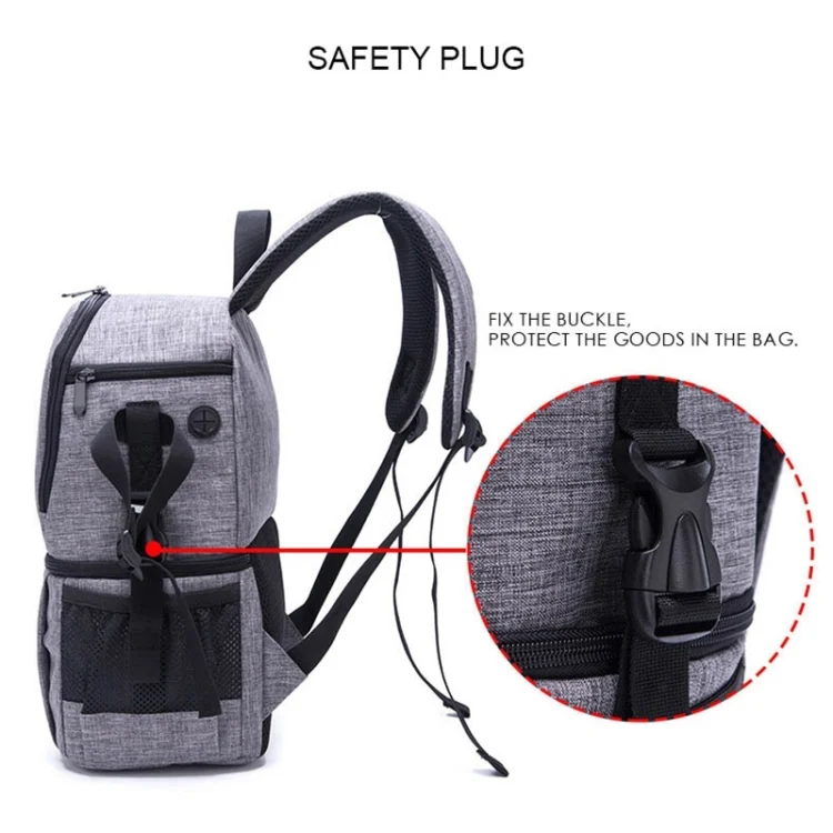 DAC1721R_7.webp Multi-functional Waterproof Nylon Shoulder Backpack Padded Shockproof Camera Case Bag for Nikon Canon DSLR Cameras - Image 8