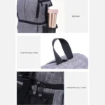 Multi-functional Waterproof Nylon Shoulder Backpack Padded Shockproof Camera Case Bag for Nikon Canon DSLR Cameras - Image 10