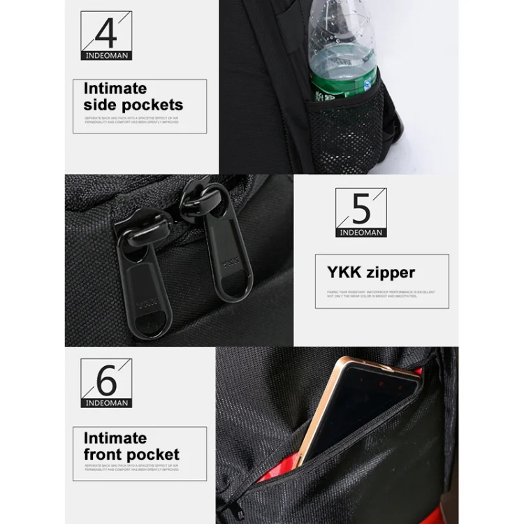 DCA0066E_5.webp INDEPMAN DL-B012 Portable Outdoor Sports Backpack Camera Bag for GoPro, SJCAM, Nikon, Canon, Xiaomi Xiaoyi YI, Size: 27.5 * 12.5 * 34 cm - Image 6