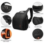 DL-B011 Scratch-proof Outdoor Sports Sling Shoulder Bag Chest Pack Micro Single Camera Bag - Image 5