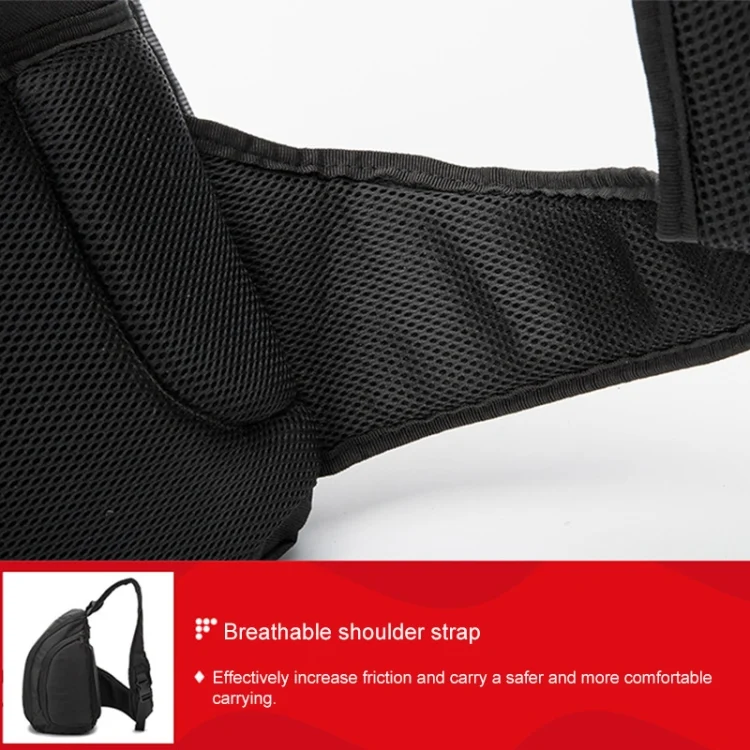 DCA0180G_6.webp DL-B011 Scratch-proof Outdoor Sports Sling Shoulder Bag Chest Pack Micro Single Camera Bag - Image 7