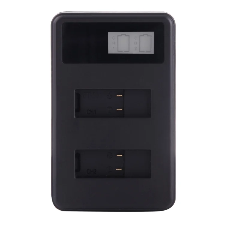 DCA0185_1.webp AHDBT-501 LCD Screen Dual Batteries Charger for GoPro HERO5 with Displays Charging Capacity - Image 2