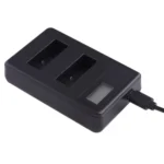 AHDBT-501 LCD Screen Dual Batteries Charger for GoPro HERO5 with Displays Charging Capacity - Image 4