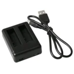 BC-AZ16 Digital Camera USB Dual Batteries Charger for Xiaomi Xiaoyi II 4K - Image 2