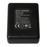 BC-AZ16 Digital Camera USB Dual Batteries Charger for Xiaomi Xiaoyi II 4K - Image 3