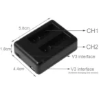 BC-AZ16 Digital Camera USB Dual Batteries Charger for Xiaomi Xiaoyi II 4K - Image 4