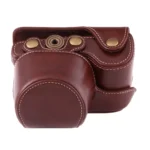 Full Body Camera PU Leather Case Bag with Strap for Sony A6000 / A6300 / Nex 6 - Image 3