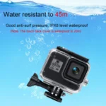 45m Waterproof Case + Touch Back Cover for GoPro HERO8 Black - Image 3
