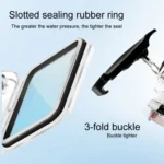 45m Waterproof Case + Touch Back Cover for GoPro HERO8 Black - Image 4