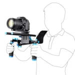 YELANGU YLG0102A-A01 Dual Handle Shoulder Mount Support Kit DSLR Rig - Image 13