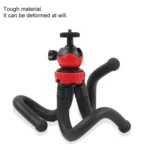 Mini Octopus Flexible Tripod Holder with Phone Clamp for iPhone, Galaxy, Huawei, GoPro, Insta360, DJI and Other Action Cameras - Image 3