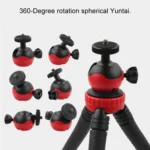 Mini Octopus Flexible Tripod Holder with Phone Clamp for iPhone, Galaxy, Huawei, GoPro, Insta360, DJI and Other Action Cameras - Image 7