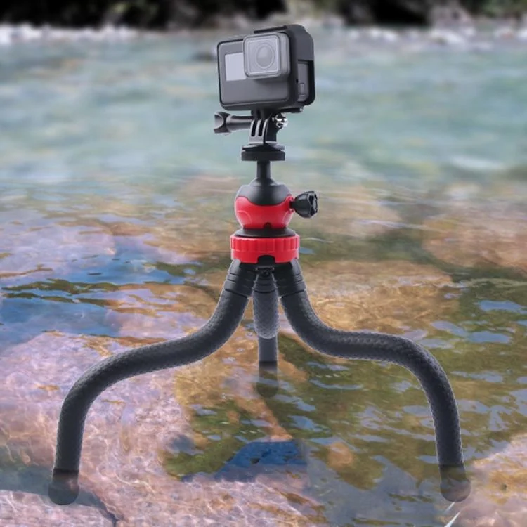 DCA0572_9.webp Mini Octopus Flexible Tripod Holder with Phone Clamp for iPhone, Galaxy, Huawei, GoPro, Insta360, DJI and Other Action Cameras - Image 10