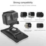 360 Degree Rotating Quick Release Strap Mount Shoulder Backpack Mount for GoPro, Insta360, DJI and Other Action Cameras - Image 9