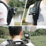 360 Degree Rotating Quick Release Strap Mount Shoulder Backpack Mount for GoPro, Insta360, DJI and Other Action Cameras - Image 10