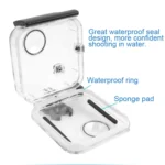 40m Waterproof Housing Protective Case  for GoPro Fusion, with Buckle Basic Mount & Screw & Wrench - Image 3