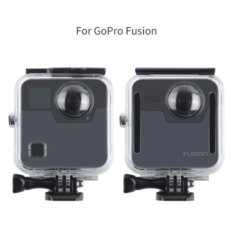 DCA0595_6.webp 40m Waterproof Housing Protective Case  for GoPro Fusion, with Buckle Basic Mount & Screw & Wrench - Image 7