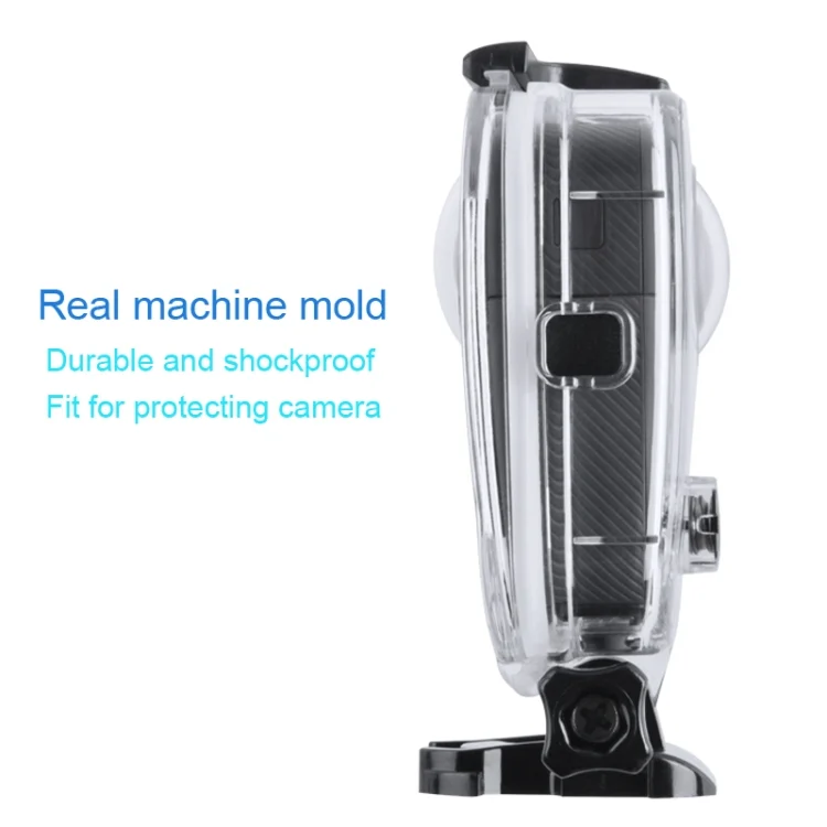 DCA0595_7.webp 40m Waterproof Housing Protective Case  for GoPro Fusion, with Buckle Basic Mount & Screw & Wrench - Image 8