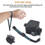 Housing Shell CNC Aluminum Alloy Protective Cage with Insurance Frame & 52mm UV Lens for GoPro HERO7 Black /6 /5 - Image 12