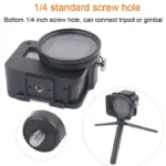 Housing Shell CNC Aluminum Alloy Protective Cage with Insurance Frame & 52mm UV Lens for GoPro HERO7 Black /6 /5 - Image 10