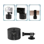 360 Degree Auto Rotation 60 Minutes Time Lapse Stabilizer Tripod Head Adapter for GoPro - Image 9