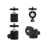 Mini 360 Degree Rotation Panoramic Metal Ball Head for DSLR & Digital Cameras - Image 5
