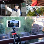 MZ305 Mini Octopus Flexible Tripod Holder with Ball Head for SLR Cameras, GoPro HERO10 Black / HERO9 Black / HERO8 Black /7 /6 /5 /5 Session /4 Session /4 /3+ /3 /2 /1, DJI Osmo Action, Xiaoyi and Other Action Cameras, Cellphone, Size:30cmx5cm - Image 12
