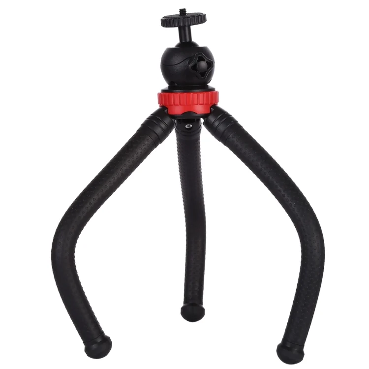 DCA0695_3.webp MZ305 Mini Octopus Flexible Tripod Holder with Ball Head for SLR Cameras, GoPro HERO10 Black / HERO9 Black / HERO8 Black /7 /6 /5 /5 Session /4 Session /4 /3+ /3 /2 /1, DJI Osmo Action, Xiaoyi and Other Action Cameras, Cellphone, Size:30cmx5cm - Image 4
