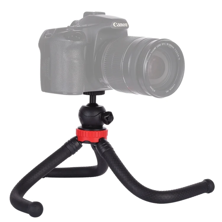 DCA0695_7.webp MZ305 Mini Octopus Flexible Tripod Holder with Ball Head for SLR Cameras, GoPro HERO10 Black / HERO9 Black / HERO8 Black /7 /6 /5 /5 Session /4 Session /4 /3+ /3 /2 /1, DJI Osmo Action, Xiaoyi and Other Action Cameras, Cellphone, Size:30cmx5cm - Image 8
