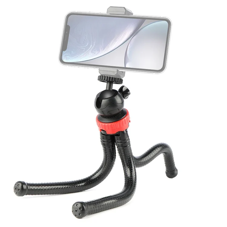DCA0695_8.webp MZ305 Mini Octopus Flexible Tripod Holder with Ball Head for SLR Cameras, GoPro HERO10 Black / HERO9 Black / HERO8 Black /7 /6 /5 /5 Session /4 Session /4 /3+ /3 /2 /1, DJI Osmo Action, Xiaoyi and Other Action Cameras, Cellphone, Size:30cmx5cm - Image 9