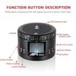 MA2 360 Degree Rotation Delayed Star Photography LCD Camera Mount for SLR & Digital Cameras with Time-lapse Photography - Image 5