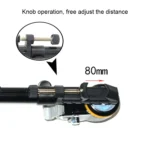 Kingjoy VX-600D Aluminium Alloy Camera Big Foot Wheel Tripod Pulley Base - Image 6