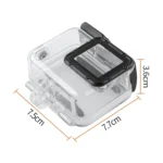 GP452 Waterproof Case + Touch Back Cover for GoPro HERO7 White / Silver - Image 6